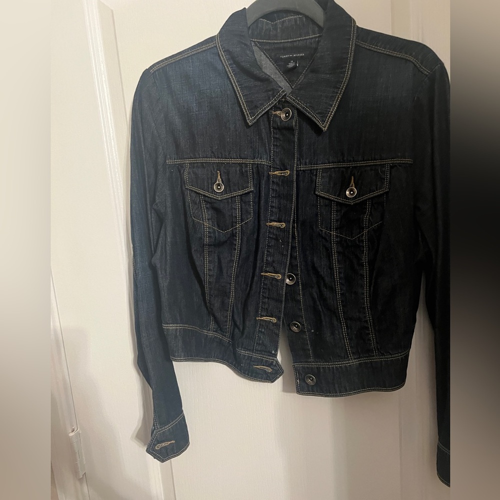 Tommy Hilfiger Blue Denim Jeans with Contrast Stitching